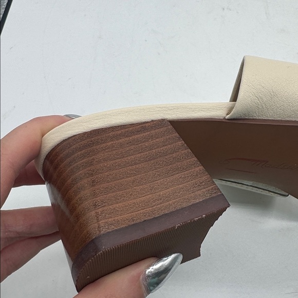 Madewell The Kaitlin Sandal Ecru Size 9 - Picture 13 of 16